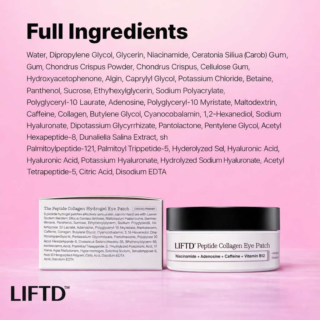 LIFTD™ Peptide Collagen Hydrogel Eye Patch