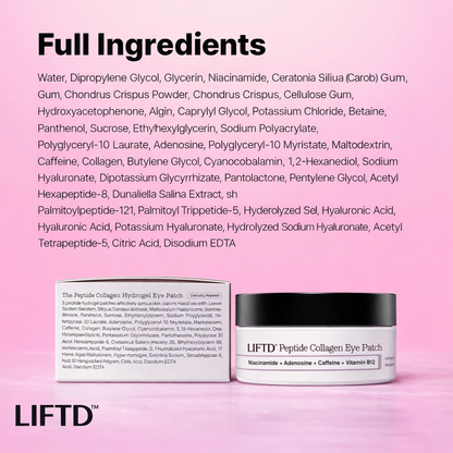 LIFTD™ Peptide Collagen Hydrogel Eye Patch