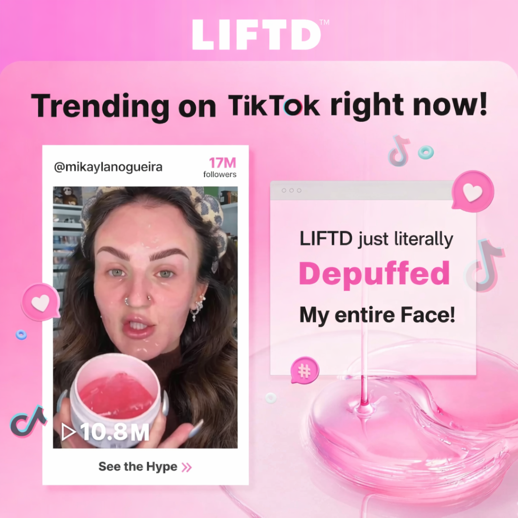 LIFTD™ Peptide Collagen Hydrogel Eye Patch